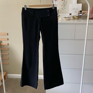 Star city black low rise Y2K bootcut flare pants